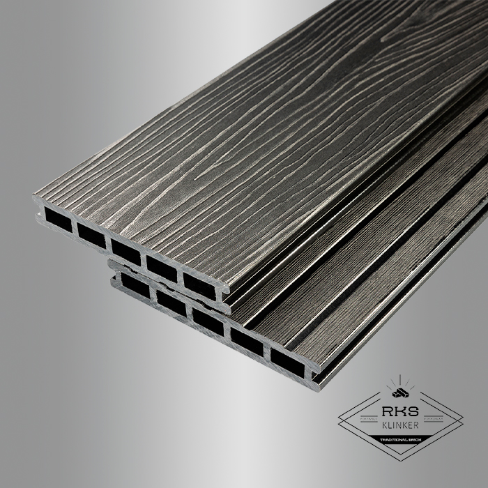 ᐉ Террасная доска из ДПК RusDecking, UnoDeck Mogano, Графит в Липецке